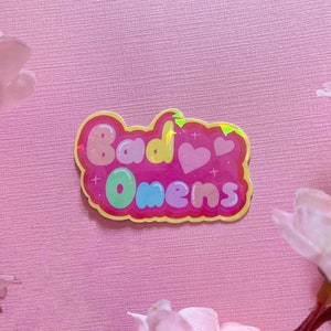 Bad Omens Kawaii Metalhead Metal Band | Holographic Waterproof Vinyl Sticker