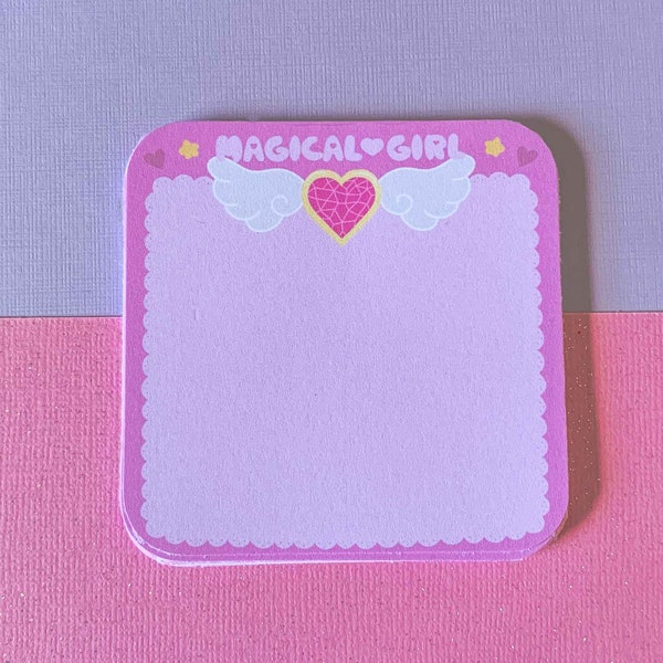 Magical Girl Mahou Shoujo Sailor Moon Bow Memo Pad Stationery Notepad