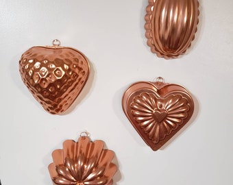 Vintage Copper Oval Ice Nougat mold