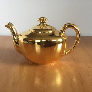 Vintage Royal Worcester Gold Lustre Teapot