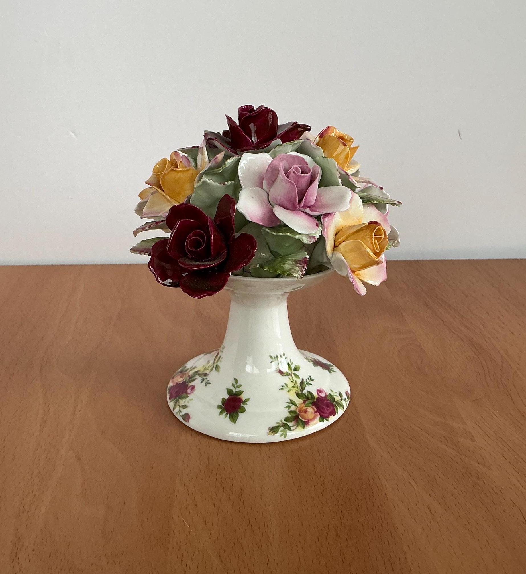 ヴィンテージ ロイヤルアルバート 磁器製 花束 オールドカントリー