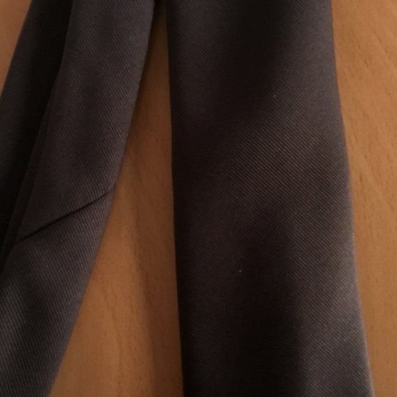 Vintage Solid Coloured Necktie - image 9