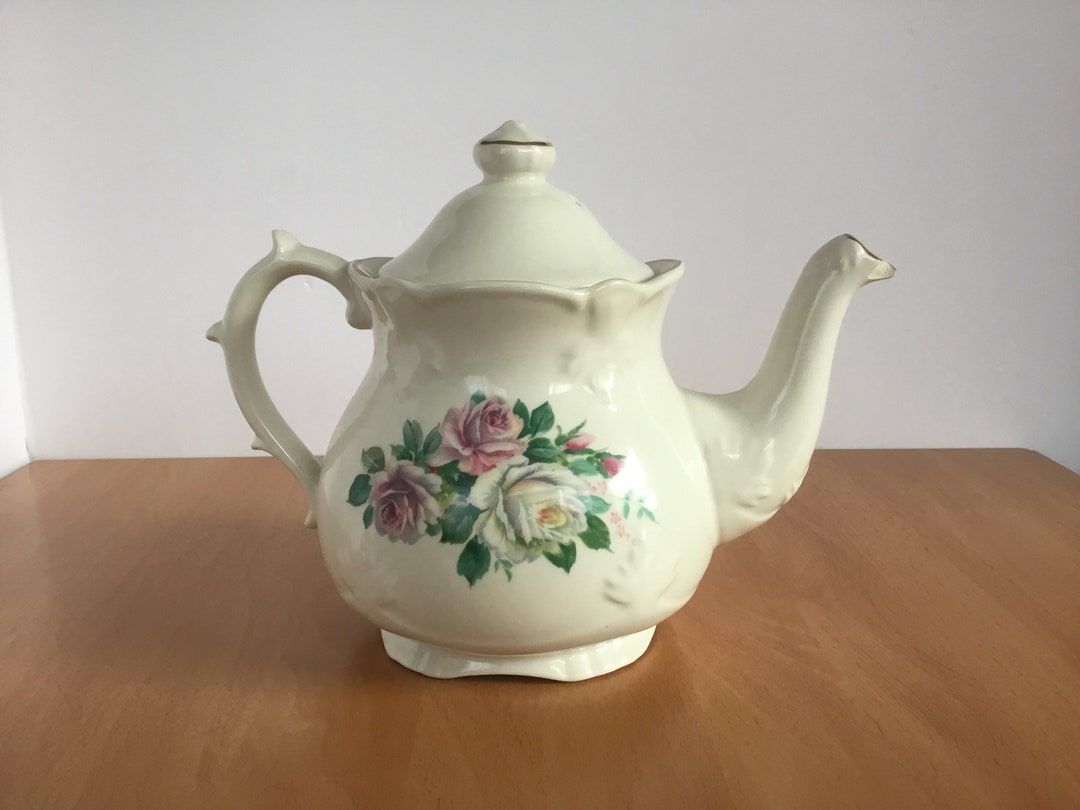Vintage Price Kensington Potteries Teapot England Floral Etsy
