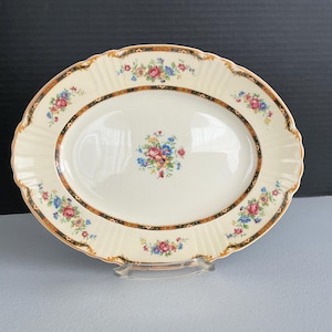 Vintage ovale schaal Myott Staffordshire, Engeland