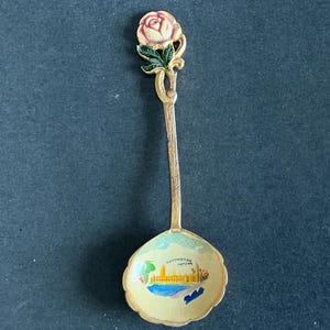 Vintage Gold Tone Westminster London Collector Spoon Souvenir
