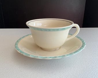 Vintage MYOTT SON & CO Tea Cup and Saucer Set