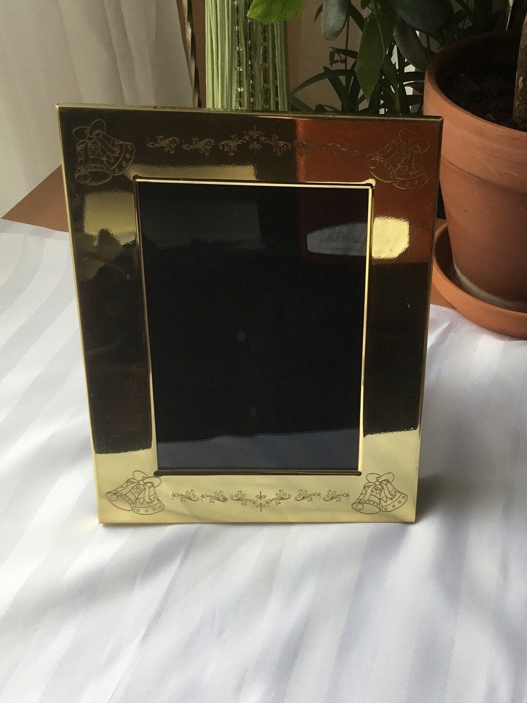Bells Photo Frame VINTAGE Solid Brass Wedding Bells Shadow Box Picture Frame - Etsy