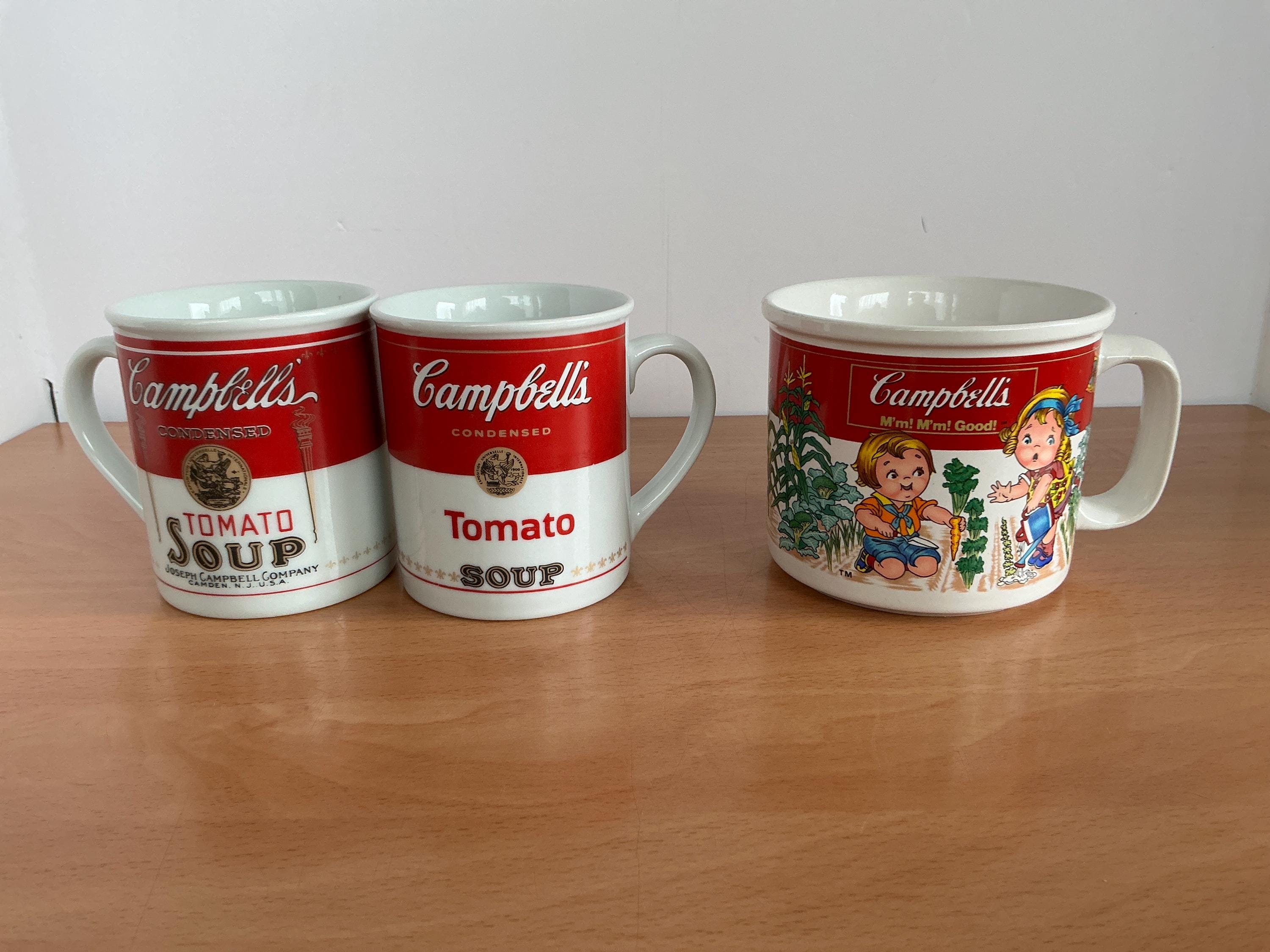 Campbell soup bowls mugs - Etsy 日本