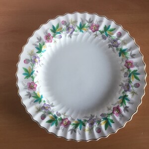 Vintage CHATSWORTH Pink Purple by ROYAL DOULTON Round Platter