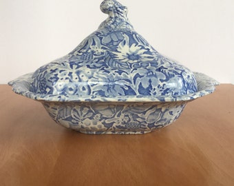 Rare Burleigh Scilla Large Sugar Bowl C1960 - Etsy