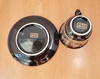 ヴィンテージ ファキオラス ギリシャ ハンドメイド ティーカップ