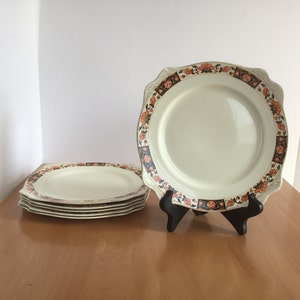 Set of 6 Vintage A.J. Wilkinson LTD by Royal Staffordshire Plates 9.5”