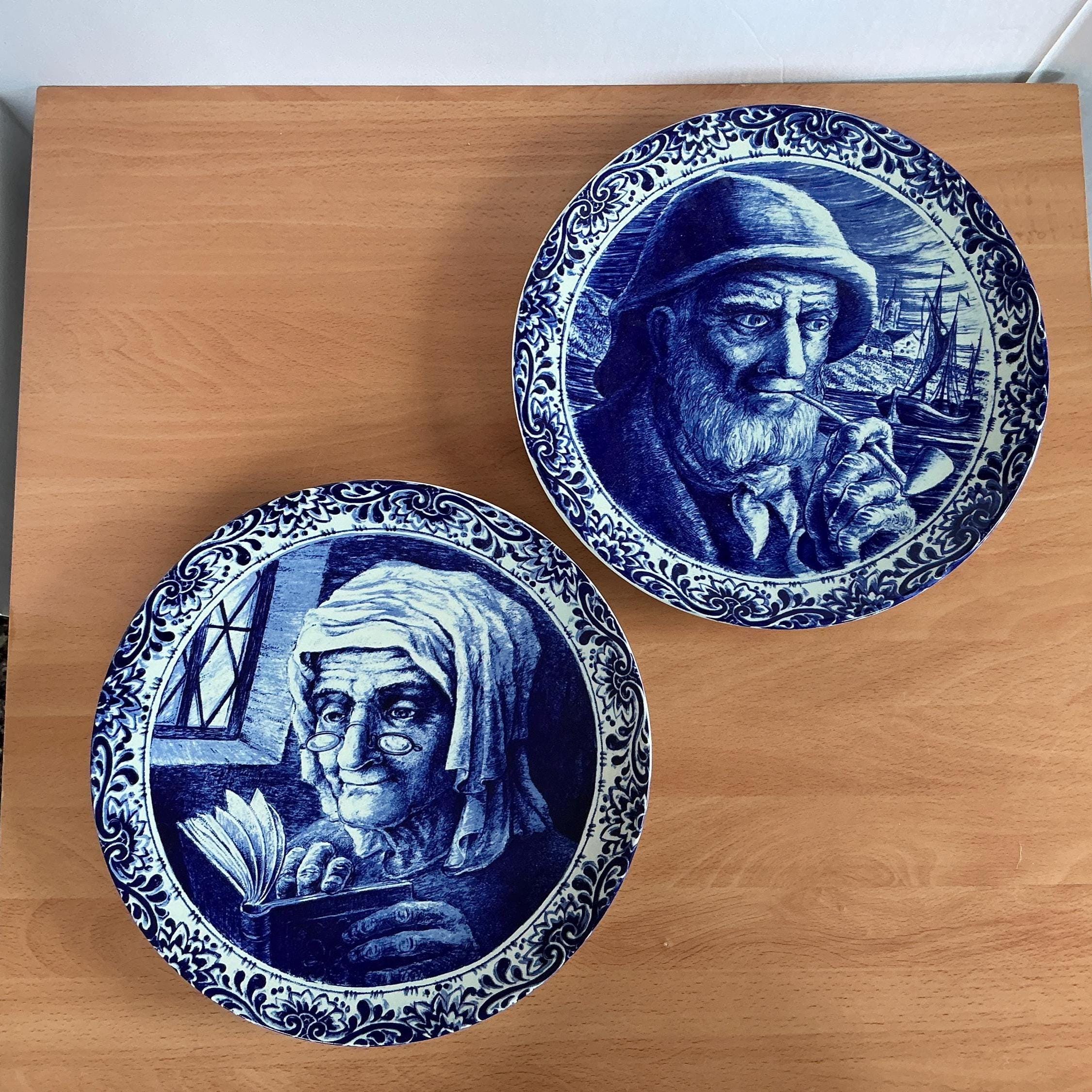 Delft Plate 14 Inches - Etsy