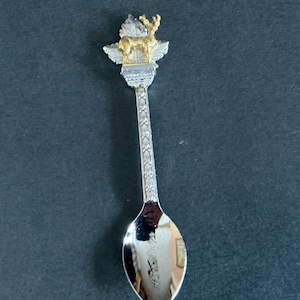 Vintage Deer Lodge Canada Collector Spoon Souvenir
