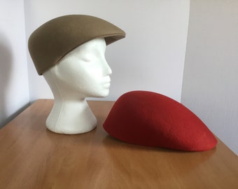Vintage Fluffy Felt Hat Anita Pineault Dark Brown - Etsy display picture 2