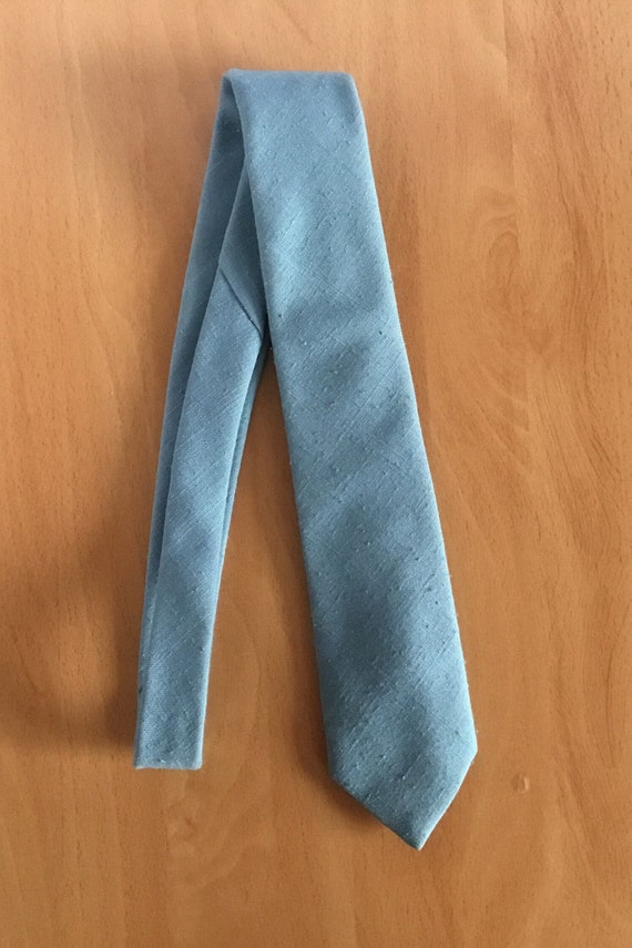 Vintage Solid Coloured Necktie - image 4