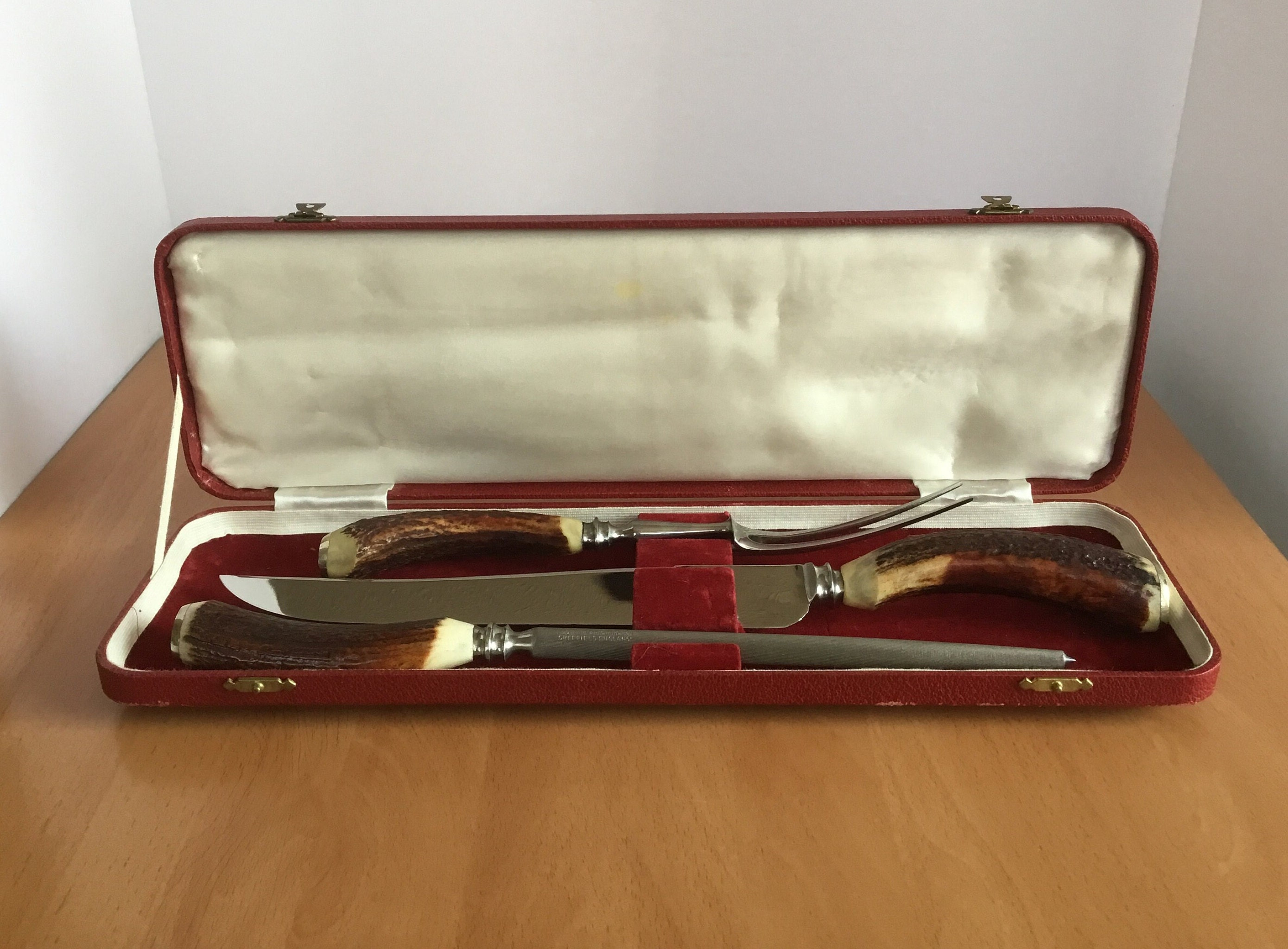 CLEARANCE Waterford Crystal CARVING Set Knife and Fork LISMORE With Round  Handles Pre-owned in Very Good Condition 111 Dhm 