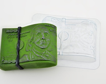 Money Plastic Mold: USA Currency, Chocolate, Soap, Bath Bomb