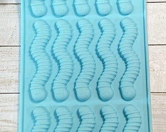 Latex Mould of Worm 