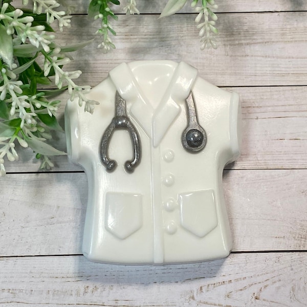 Medical Gown Silicone Mold-Medical Theme Mold -Soap Mold-Soap Making Supplies-Chocolate Mold-Craft Mold