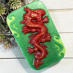 Chinese Dragon Plastic Mold: Soap, Bath Bomb, and Craft Making