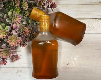 Cognac Shaped Bottle Mold-Plastic Mold-Soap Mold-Craft Mold-Chocolate Mold-Bath Bomb Mold