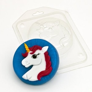 Unicorn Plastic Mold- Pegasus Mold-Cute Unicorn-DIY Mold-Candy Mold-Chocolate Mold-Bath Bomb Mold-Craft Mold-Plastic Mold