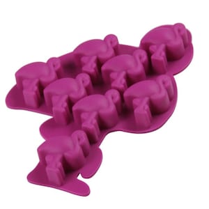 Mini Pink Flamingo Silicon Mold-Candy Chocolate Ice Soap Mold-Fondant Mold-Bird Mold