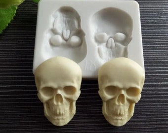 Skulls Silicone Cake Decoration Mold-SMALL Skull Skeleton Head Mold- Chocolate Candy Molds Pastry DIY Candy Tools