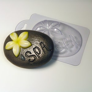 Spa Stone Plastic Mold-Soap Mold-Craft Mold-Plaster Mold-DIY-Chocolate Mold-Candle Mold
