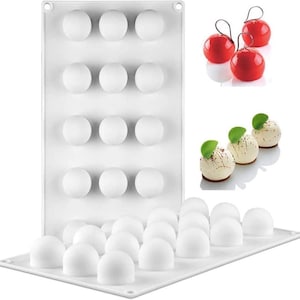 Sphere Silicone Baking Mold: Mousse Cake, Chocolate, Jelly - 15 Cavity