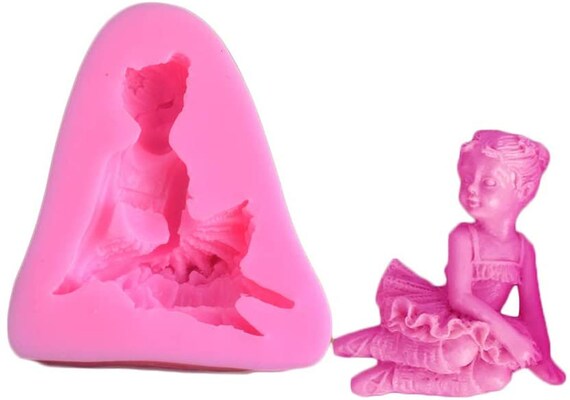 Ballerina Silicone Fondant Mold chocolate Mold Cake Decoration