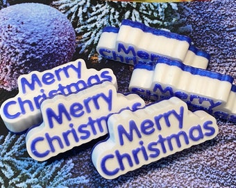 Merry Christmas Plastic Mold -DIY Mold-Candy Mold-Bath Bomb Mold-Craft Mold-Plastic Mold