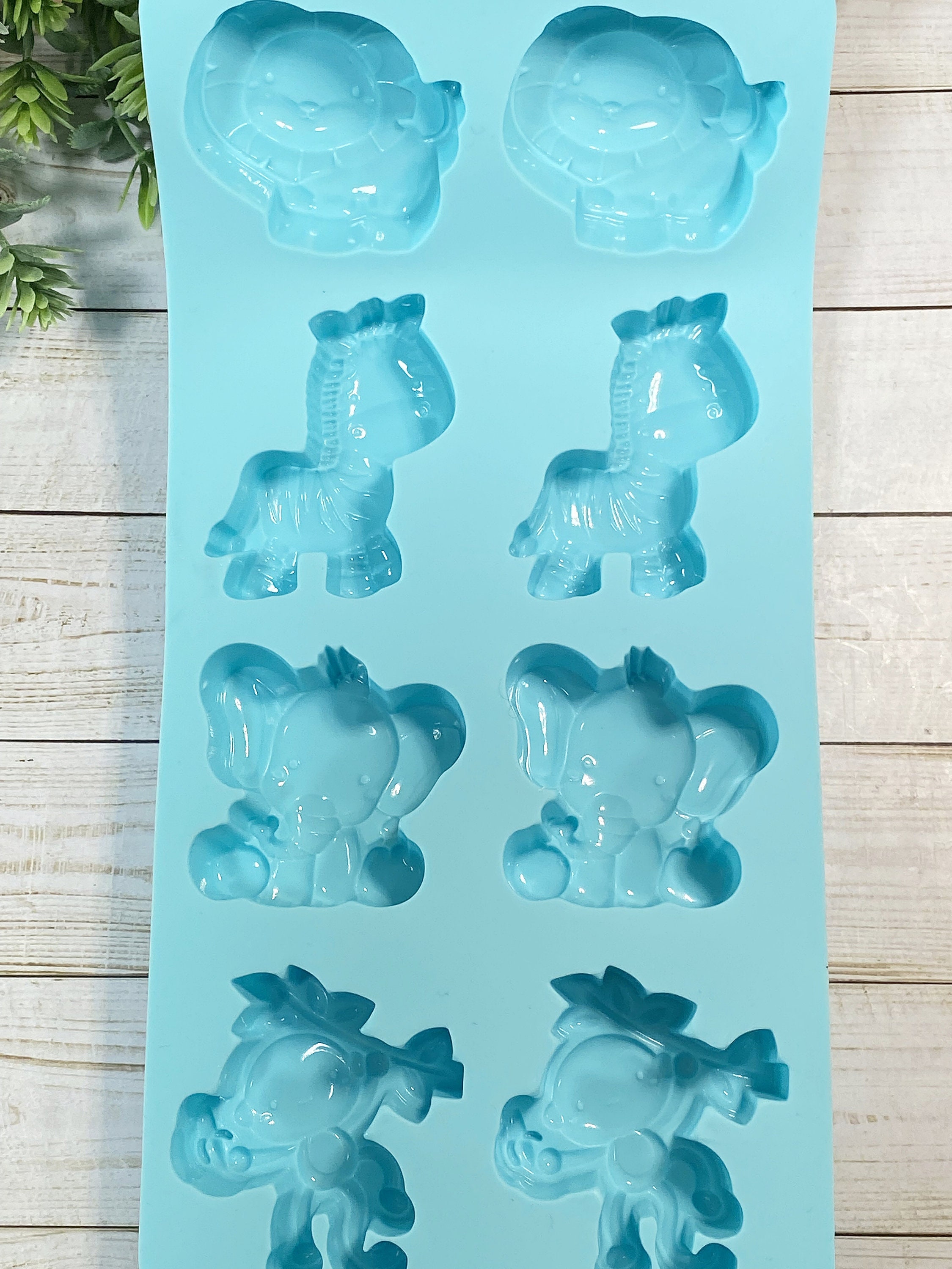 8 Holes Silicone Crayon Mold Candy Chocolate Gumpaste Moulds Semi