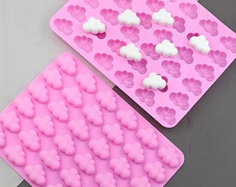 36 Cavities Clouds Silicone Chocolate Mold,Cake Decoration Mold,Food Grade,Baking Mold-Mini Soap Mold-Ice Cube Mold