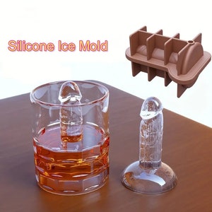Custom MONOGRAM Cocktail Ice HEXAGON Tray, Personalized Silicone