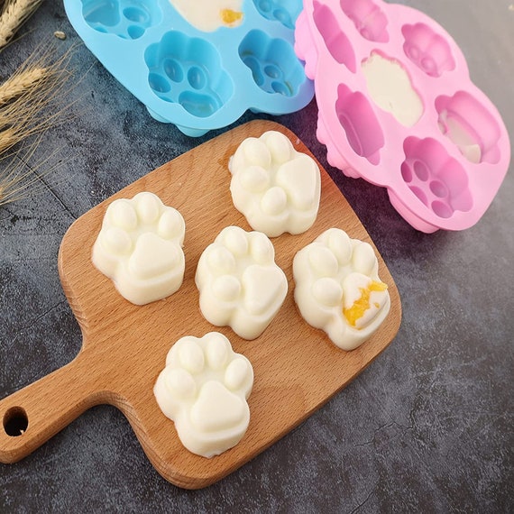 Paw and Bone Mold Silicone Molds for Baking Dog Treat Molds Puppy Paw Mold  Ice Cubes Chocolate Molds for Candy Crayons