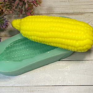 Corn Shaped Silicone Mold-Vegetable Food Theme Mold-Plant Mold-Barbecue Mold-Soap Mold-Chocolate Candle Mold