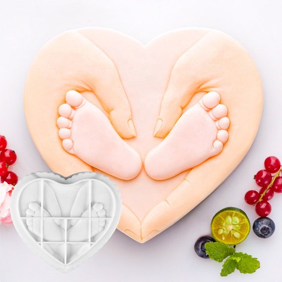  Heart Birthday Cakes Silicone Mold Fondant Cake Mold