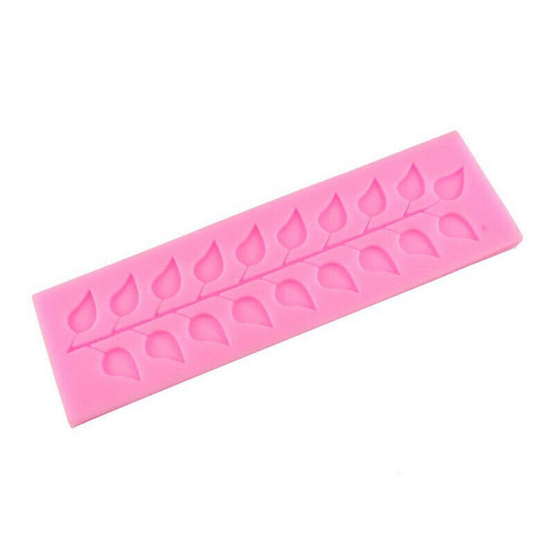 Lace Leaf Silicone Fondant Chocolate Mold Leaves Moldcake Etsy