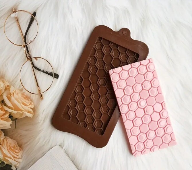 Lolmot Silicone Molds for Chocolate Bee Honeycomb Honeycomb