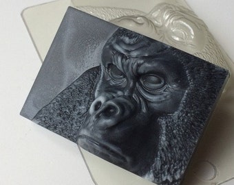 Gorilla Mold-Monkey Mold-Animal Mold-Primate Mold-Bath Bomb Mold-Chocolate Mold-Soap Making Supplies-Craft Mold