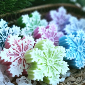 Snowflake Silicone Soap Mold- Fondant Cake Decoration Mold- DIY Handmade Chocolate Mold- Pastry Candy Silicone Mold