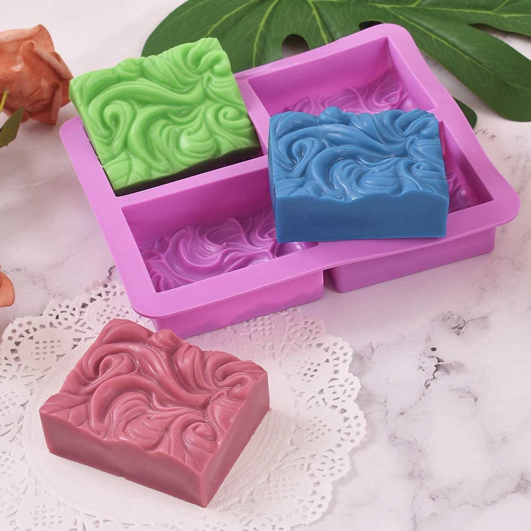 Ocean Wave Soap Mold Tray4cavity Sea Wave Cake Baking Panhandmade