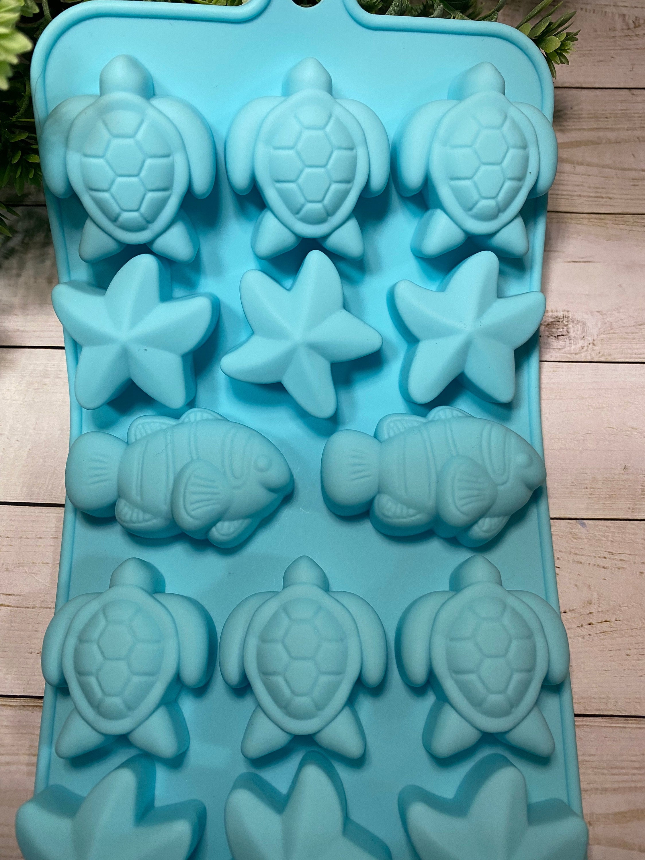 SuoKom Silicone Wave Soap Ocean Mold Wave Silicone Mold for Soap