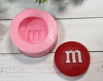M&M'S Candy Plastic Mold-m and M Round Ovoid Mold-candy 