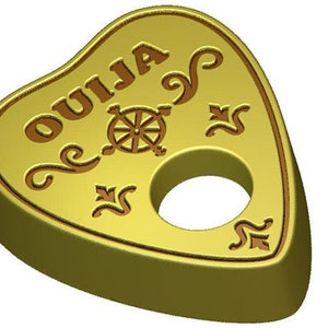 Ouija Planchette Plastic Mold-Summon Spirits Mold-Soap Mold-Soap Making Supplies-Bath Bomb Mold-Chocolate Mold-Candle Mold-Craft Mold