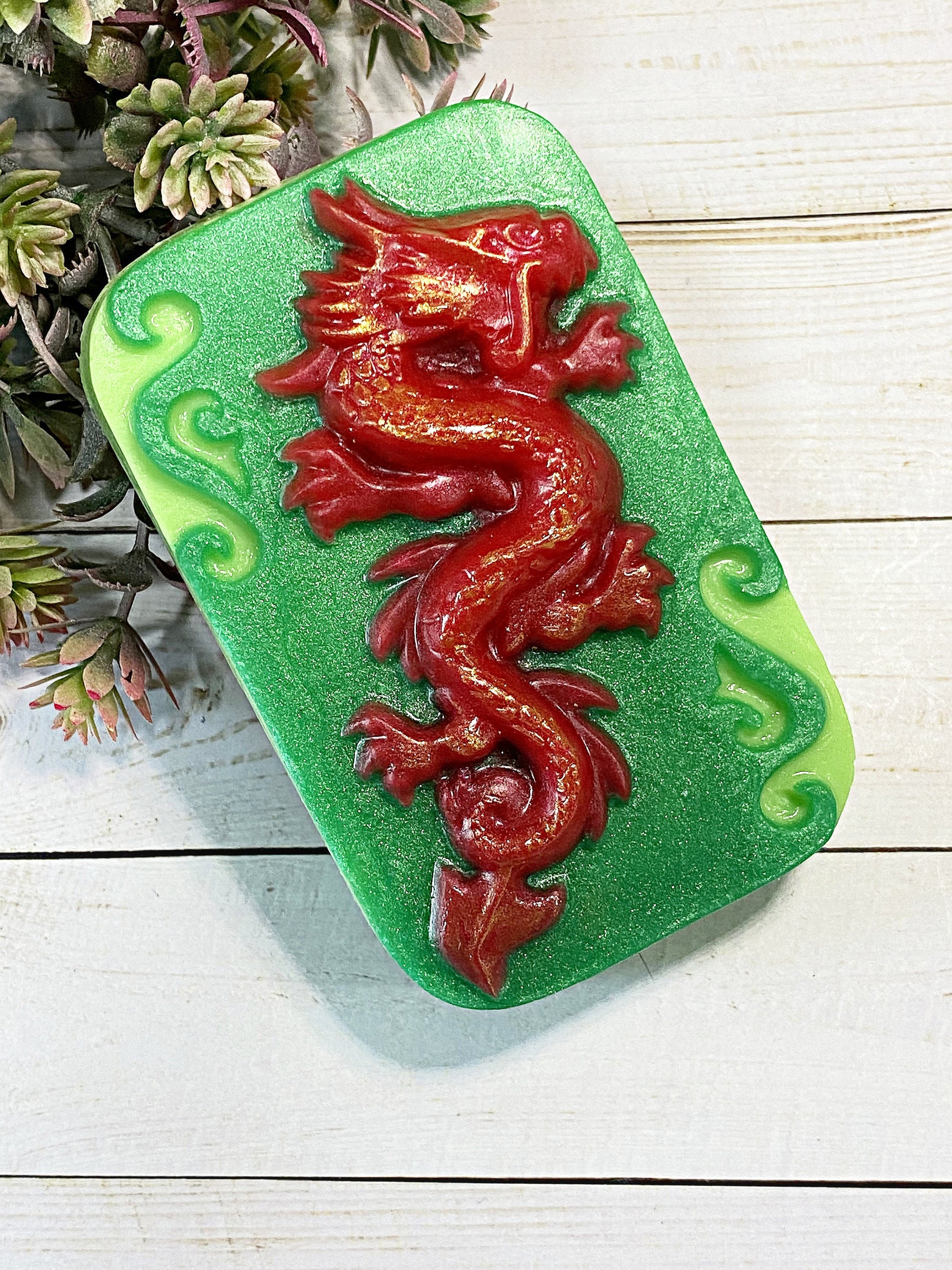 JILLPES, Dragon Silicone molds for Resin Casting and Polymer Clay, Animal  Fondant Cake, Moulds for Chocolate, Gummy, Soap, Jewelry Making, white