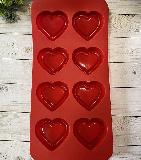 Recessed Heart Silicone Candy Mold-resin Mini Soap Mold-valentine's Day  Love Silicone Mold-chocolate Mold-cake Decorating Tools 