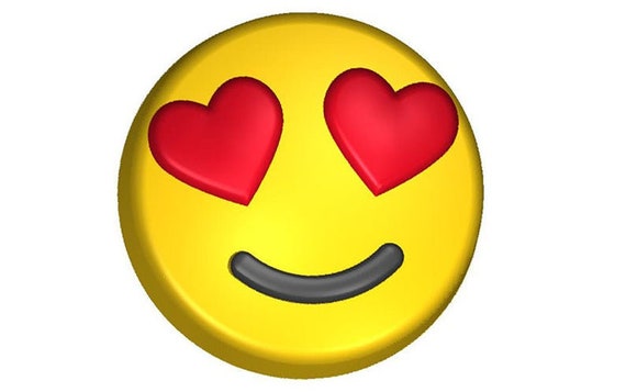 Emoji LOVE Expression Emoji  CHOCOLATE Candy MOLD  Heart Eyes 
